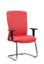 NX 132 Visitor Chair, chrome frame, three-quarter view