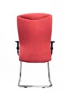 NX 132 Visitor Chair, chrome frame, rear view