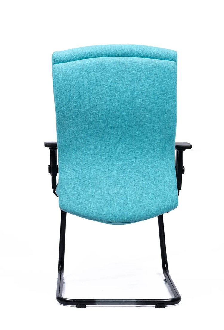 NX 142 Visitor Chair, black frame, rear view