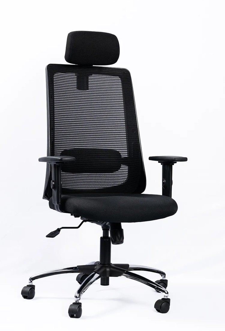 NX ELITE H Black Frame with chrome base, view 2