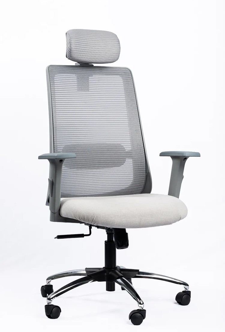 NX ELITE H White Frame with chrome base, view 2
