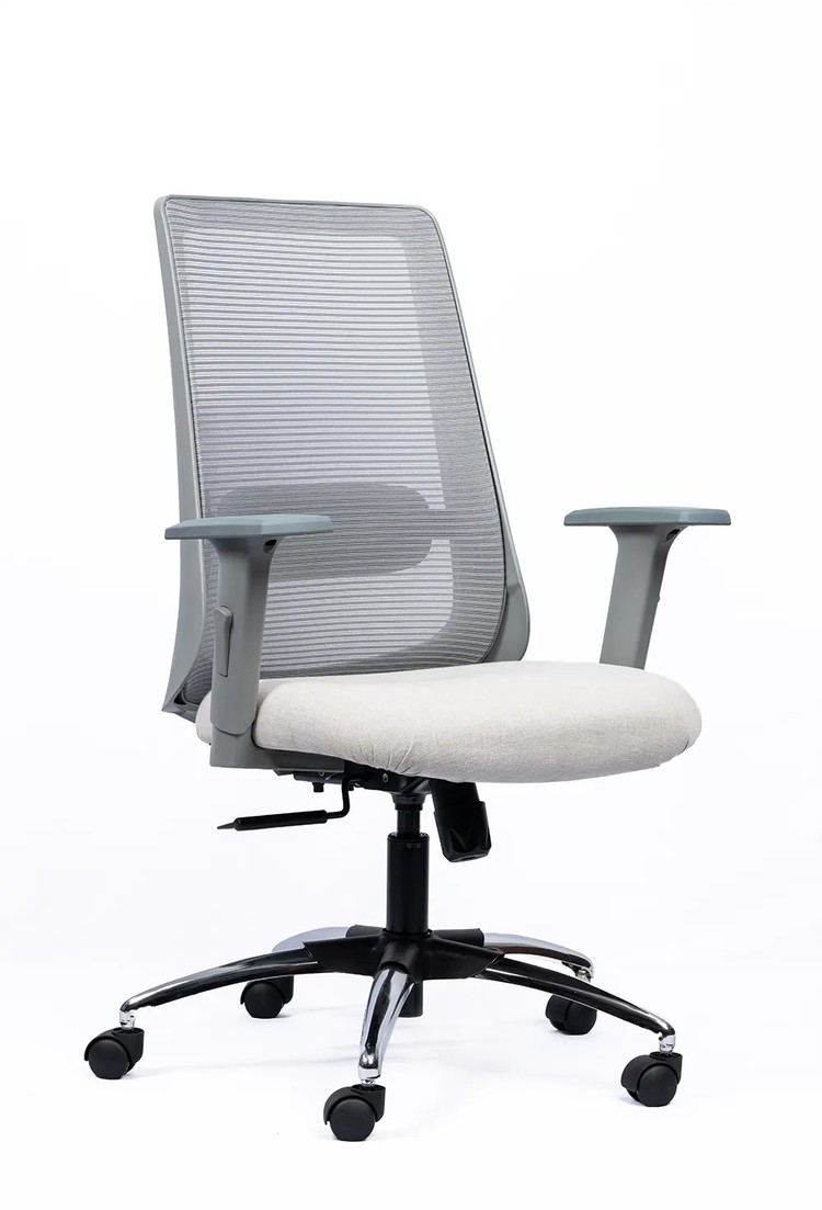 NX ELITE White Frame with chrome base, view 2
