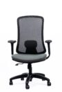 NX ERO mesh chair with black nylon base, front view