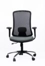 NX ERO mesh chair with chrome base, front view