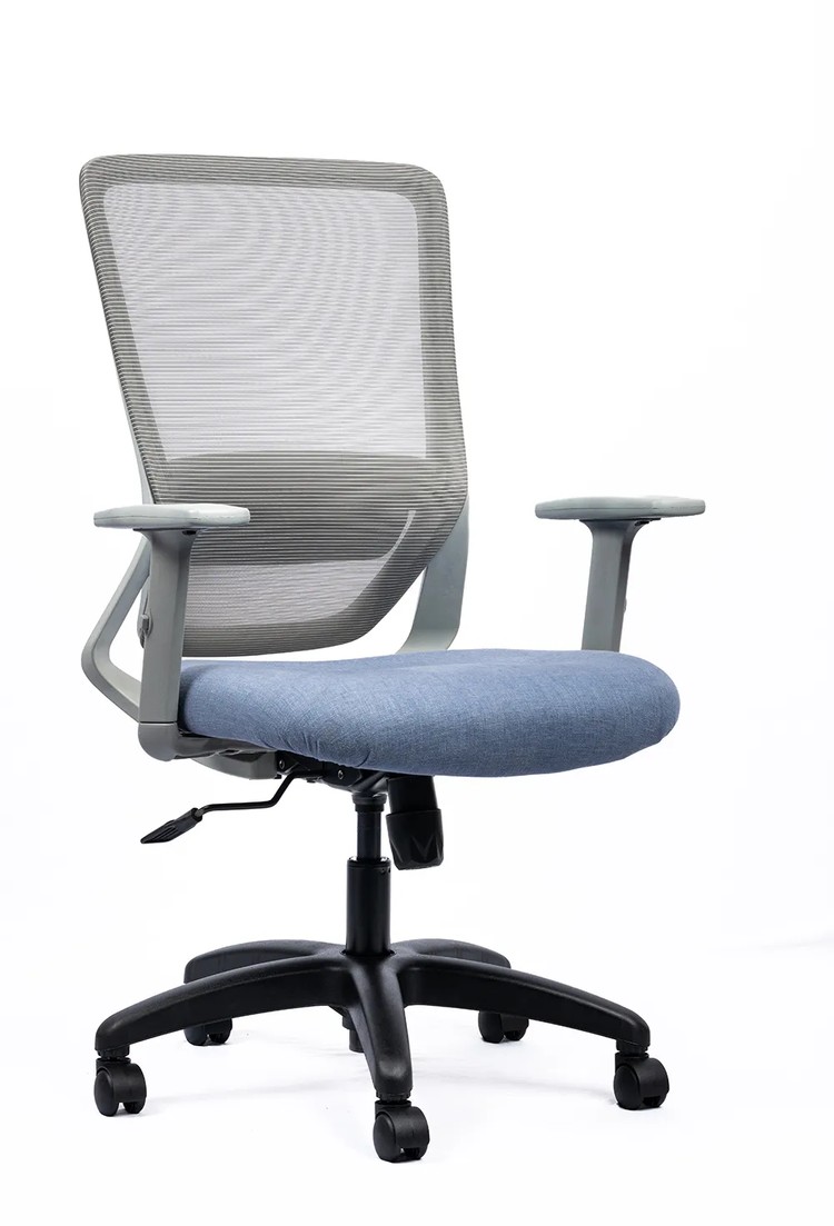 NX HELI Grey Frame with black nylon base, three-quarter view