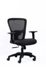 NX J Black Frame Nylon Base, three-quarter view