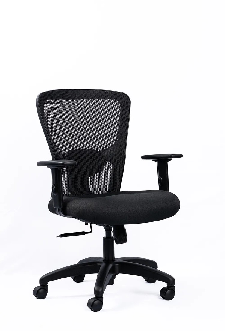 NX J Black Frame Nylon Base, three-quarter view