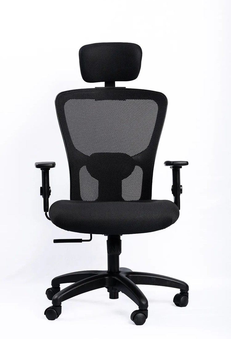NX J H Black Frame with nylon base, front view