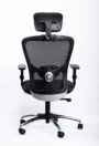 NX J H Black Frame with chrome base, rear view