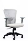 NX J White Frame Nylon Base, three-quarter view