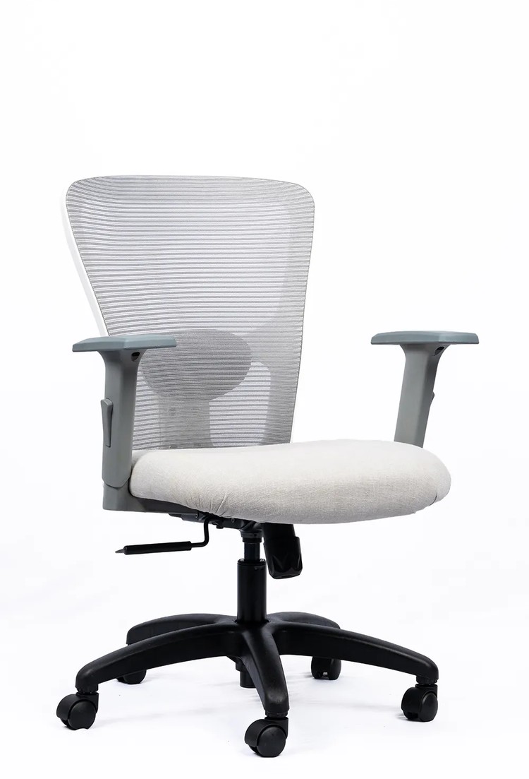 NX J White Frame Nylon Base, three-quarter view