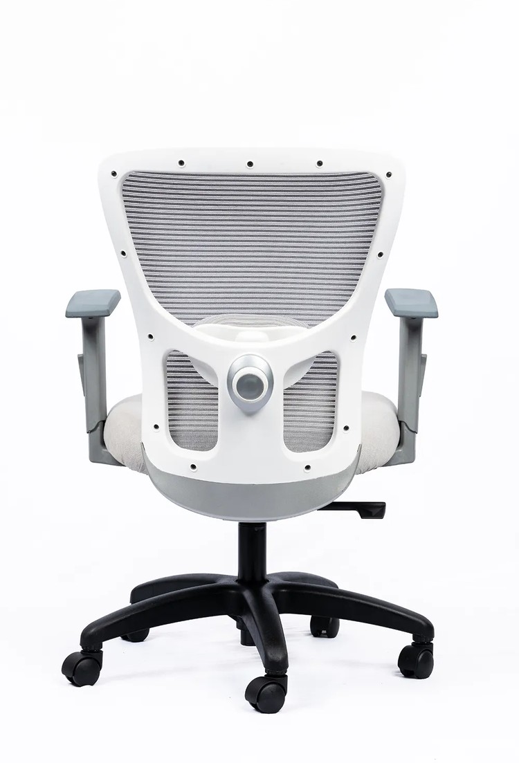NX J White Frame Nylon Base, rear view